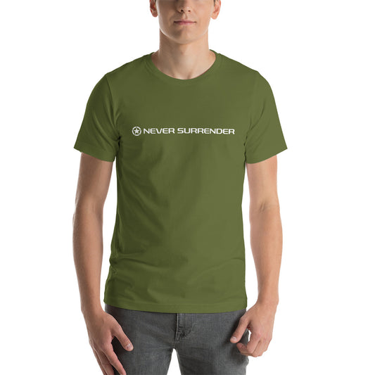 Never Surrender w/ Tank Logo T-Shirt